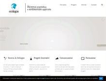 Tablet Screenshot of ecologos.it